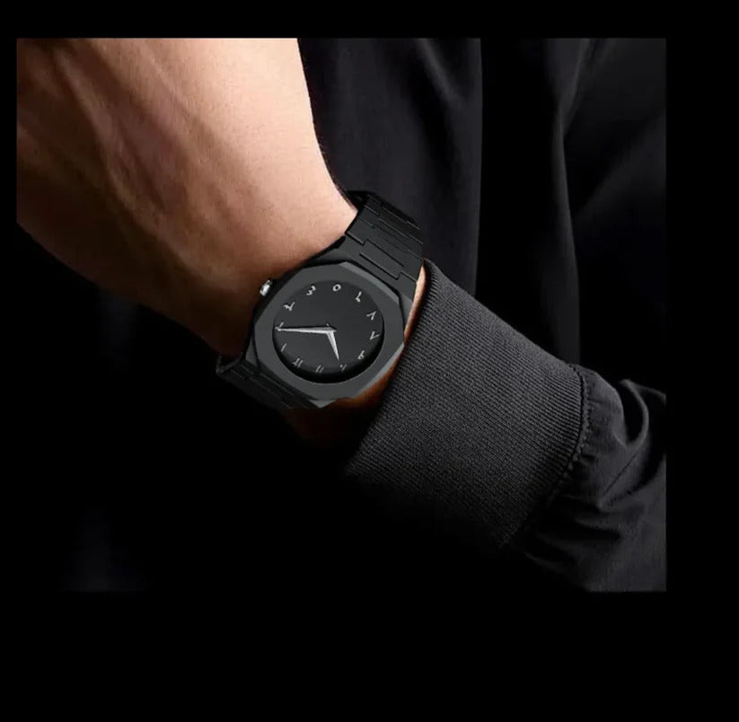 Black Arabic Aura Watch