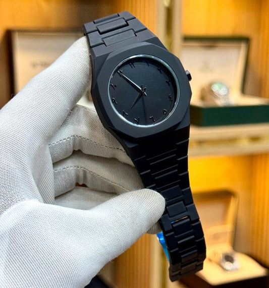 Black Arabic Aura Watch